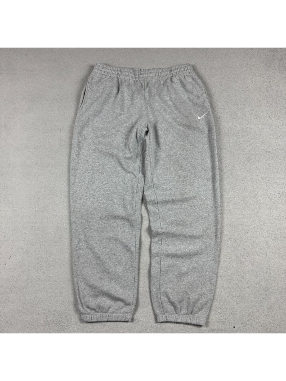 Nike Sweatpants Men's XL Light Gray Fleece Joggers Athletic Pants